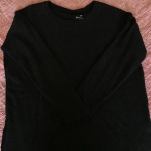 Charcoal light high low sweater